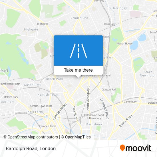 Bardolph Road map