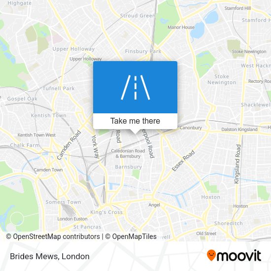 Brides Mews map