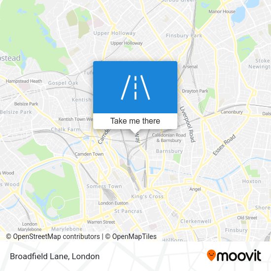 Broadfield Lane map