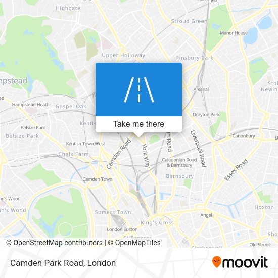 Camden Park Road map