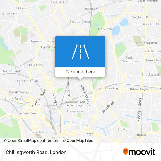 Chillingworth Road map
