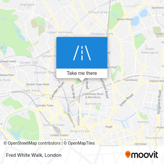 Fred White Walk map