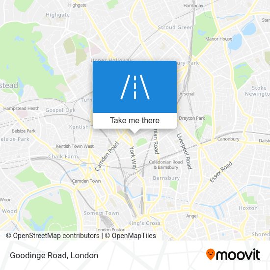 Goodinge Road map