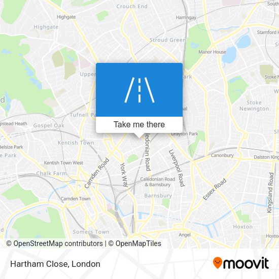 Hartham Close map