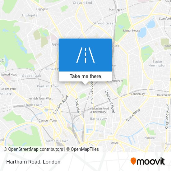 Hartham Road map