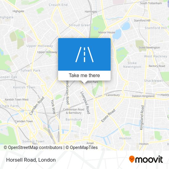 Horsell Road map