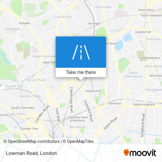 Lowman Road map
