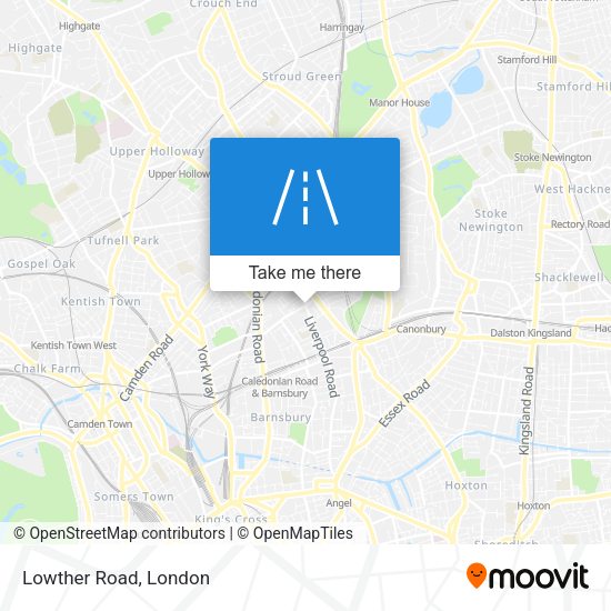 Lowther Road map