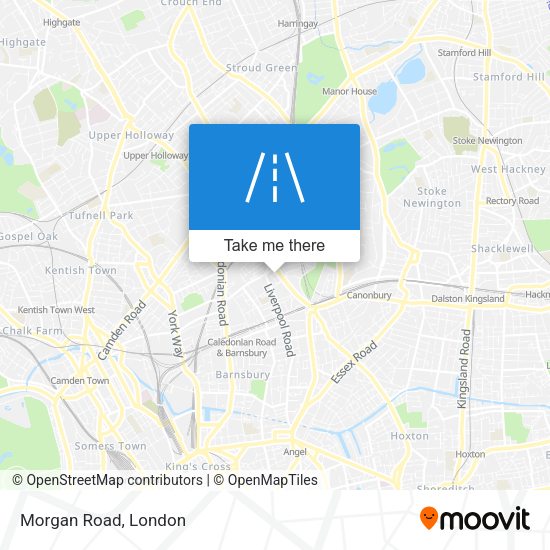 Morgan Road map