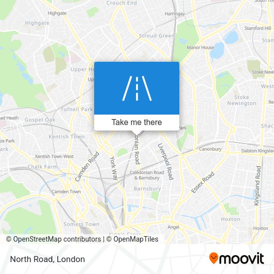 North Road map