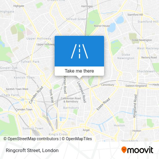 Ringcroft Street map