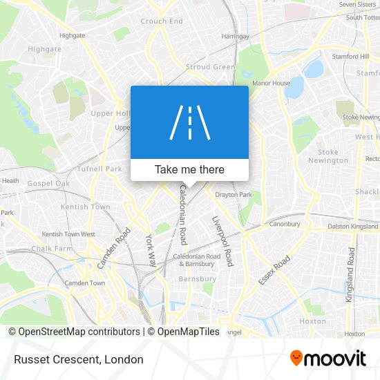 Russet Crescent map