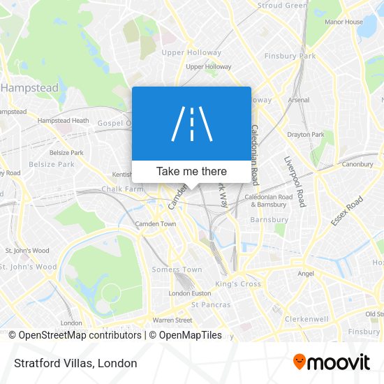 Stratford Villas map