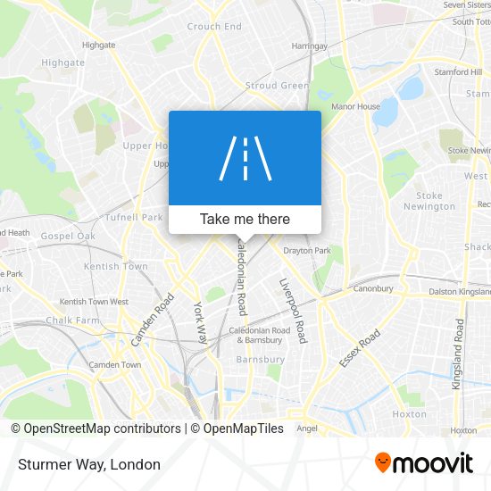 Sturmer Way map