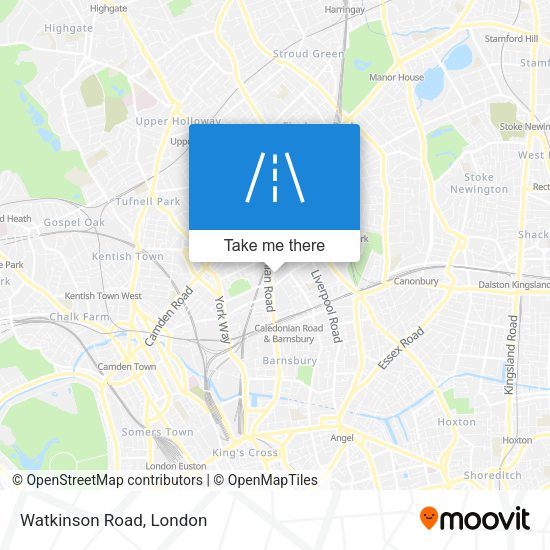 Watkinson Road map