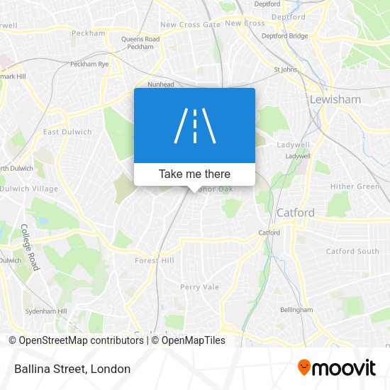 Ballina Street map