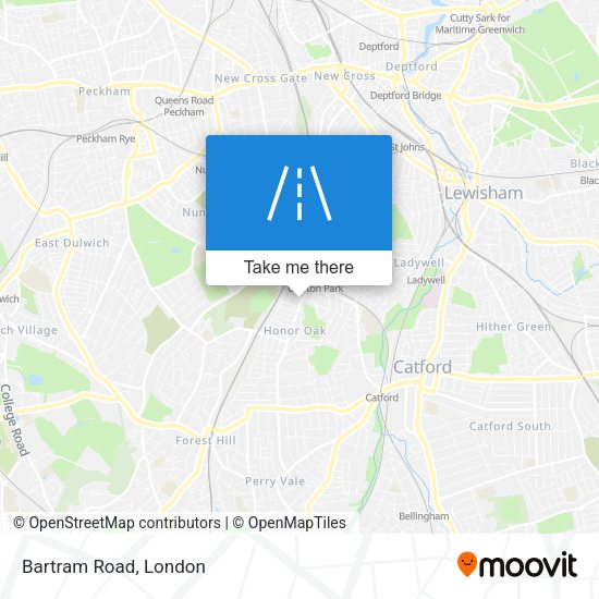 Bartram Road map