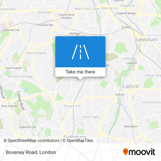 Boveney Road map