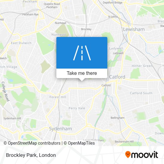 Brockley Park map