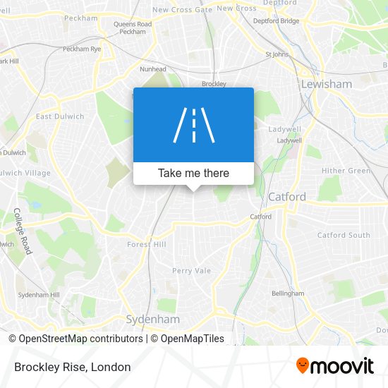 Brockley Rise map