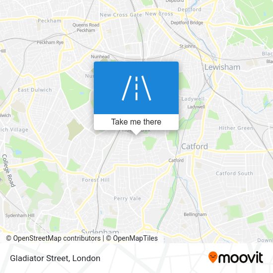 Gladiator Street map