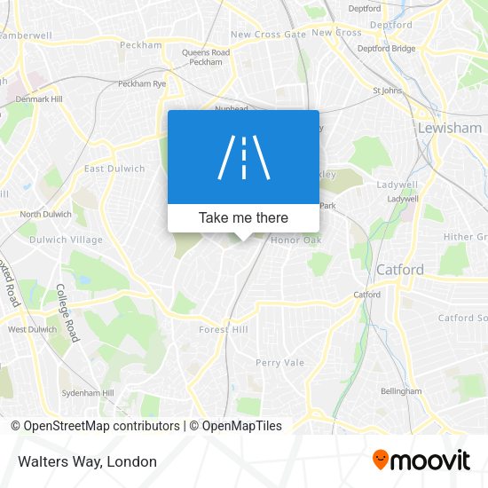 Walters Way map