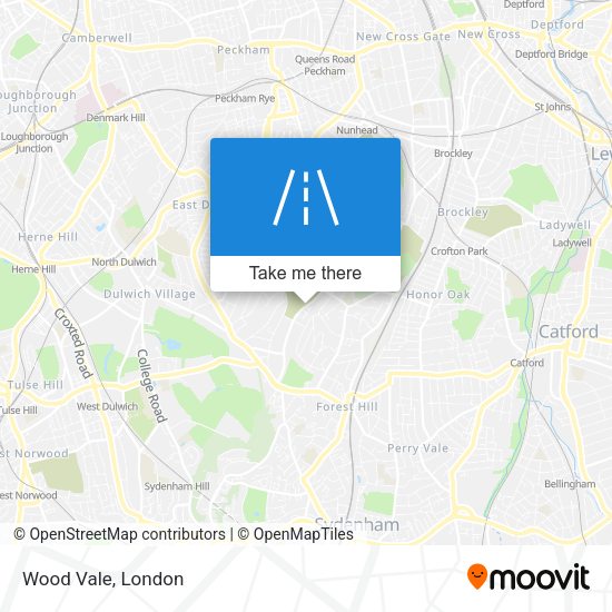 Wood Vale map
