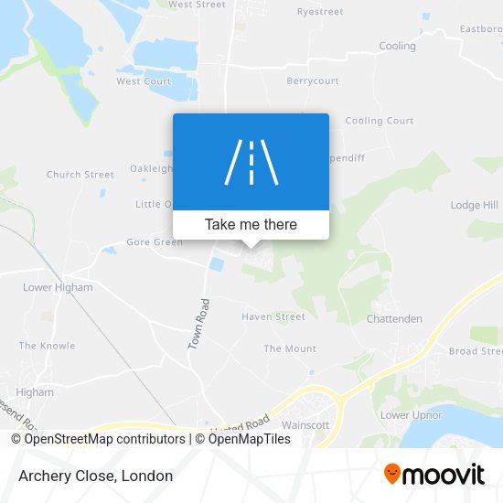 Archery Close map