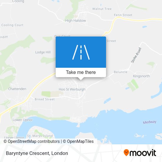 Baryntyne Crescent map