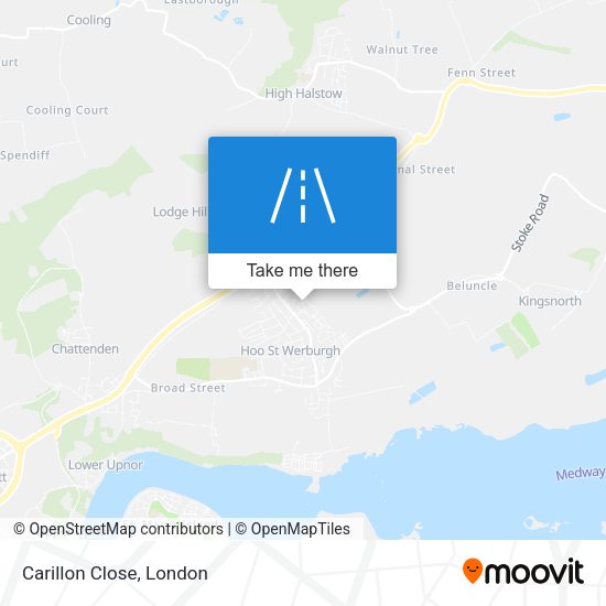 Carillon Close map
