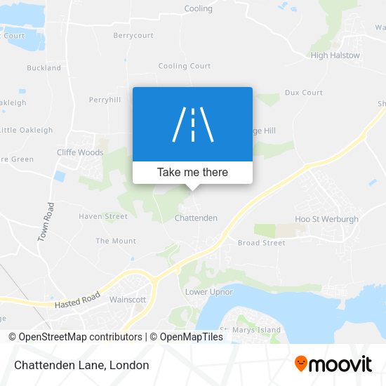 Chattenden Lane map