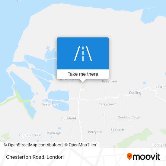 Chesterton Road map