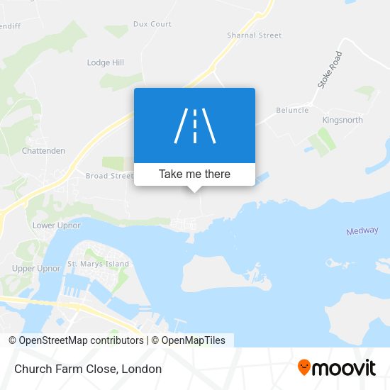 Church Farm Close map