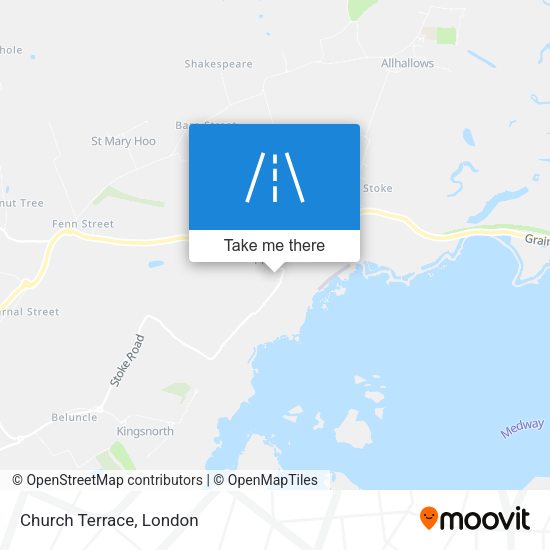 Church Terrace map