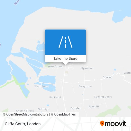 Cliffe Court map