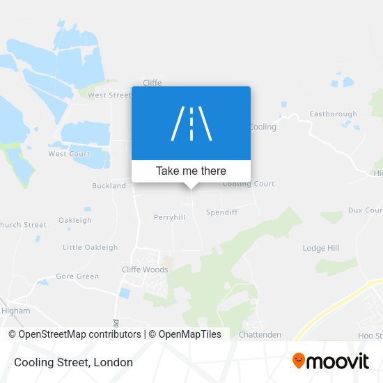 Cooling Street map