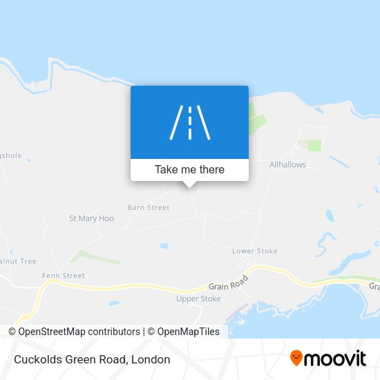 Cuckolds Green Road map
