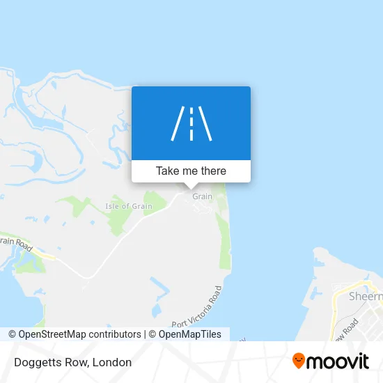 Doggetts Row map
