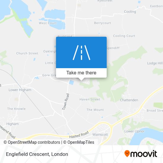 Englefield Crescent map