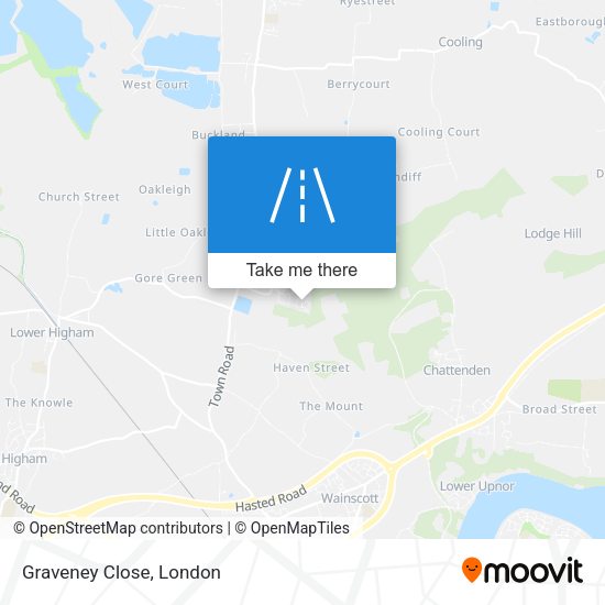 Graveney Close map