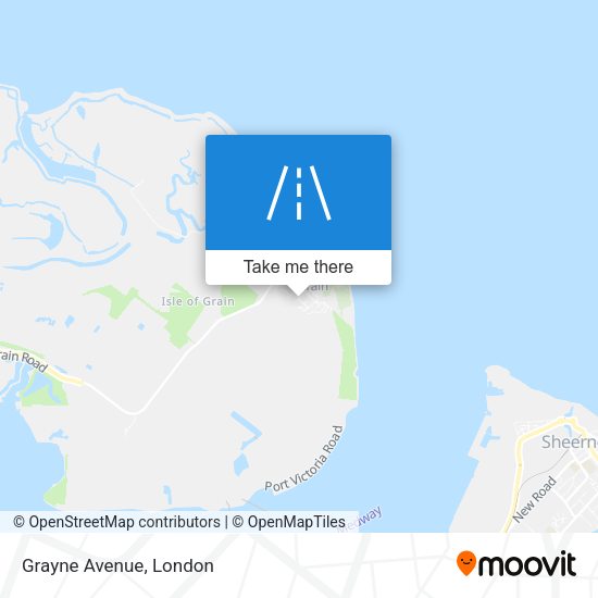 Grayne Avenue map