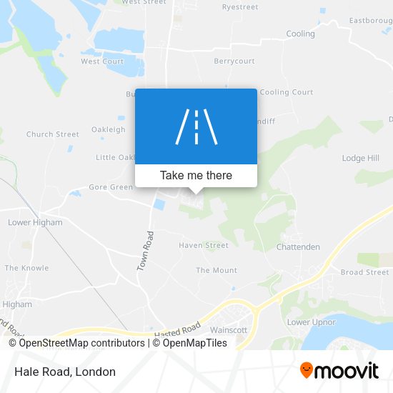 Hale Road map