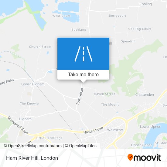 Ham River Hill map