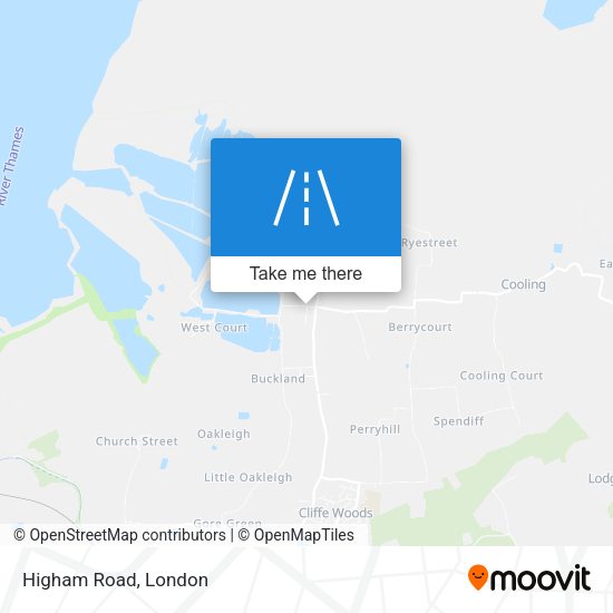 Higham Road map