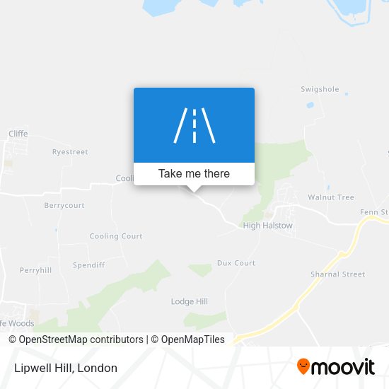 Lipwell Hill map
