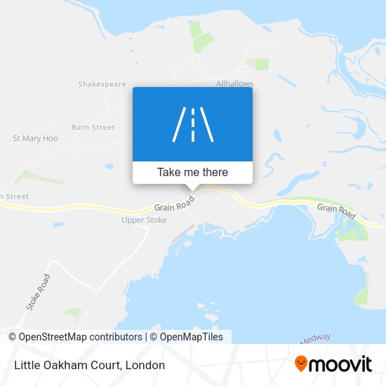 Little Oakham Court map
