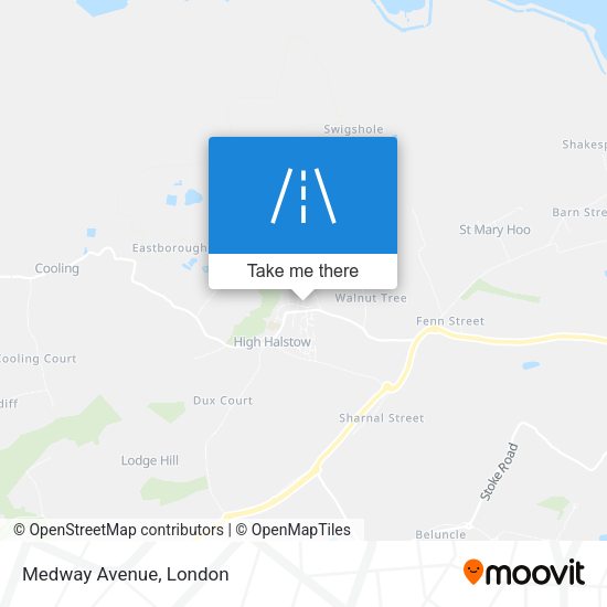 Medway Avenue map