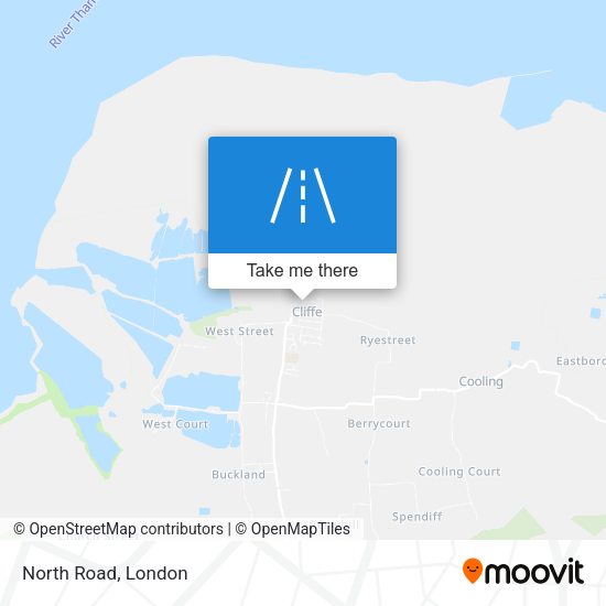 North Road map