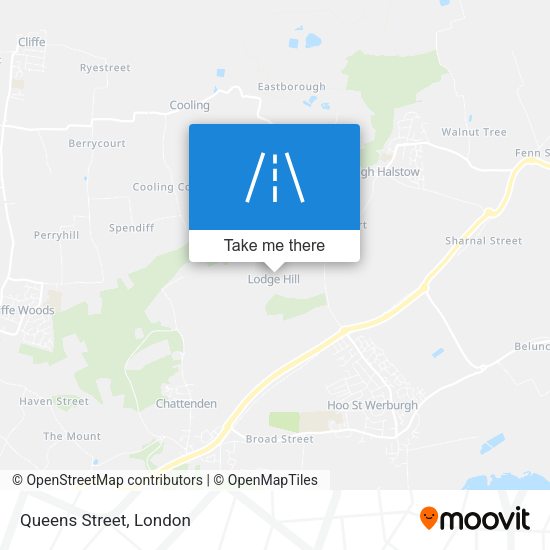Queens Street map