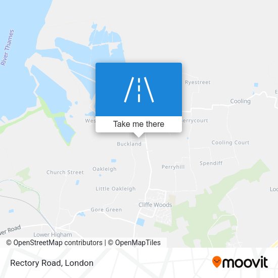 Rectory Road map